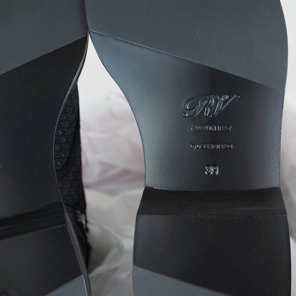 NEW Roger Vivier Viv Rangers Strass Booties – Crystal Buckle Combat Boots - Picture 16 of 16